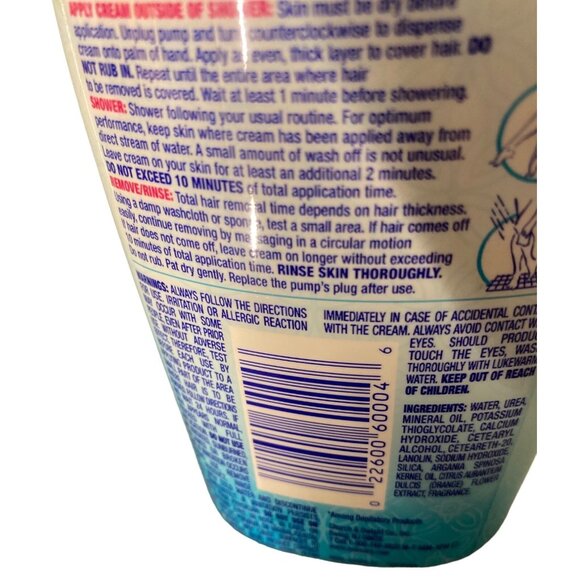 Nair Nourish Shower Power Hair Removal Cream With Moroccan Argan Oil & Orange Bl - Picture 3 of 4